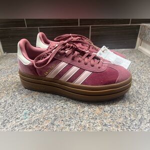 Adidas Gazelle Women's platform velvet sneakers